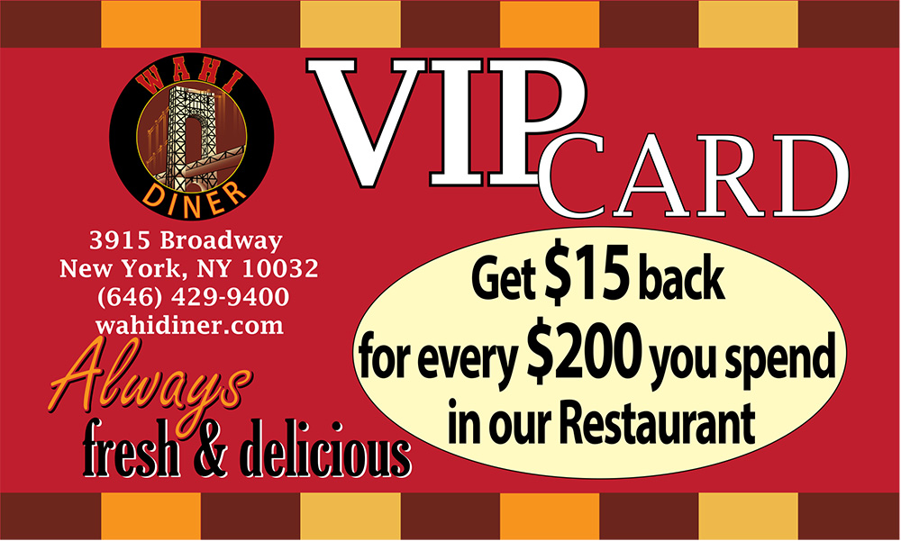 Wahi Diner Washington Heights American Continental Latin